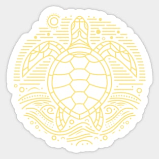 Ocean Day Sea Turtle Sticker